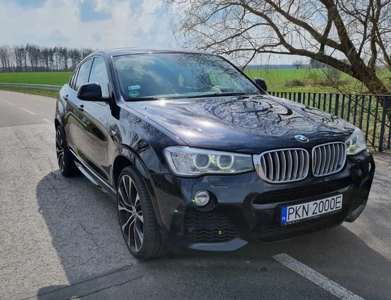 BMW X4 cena 82000 przebieg: 220130, rok produkcji 2014 z Sompolno małe 56